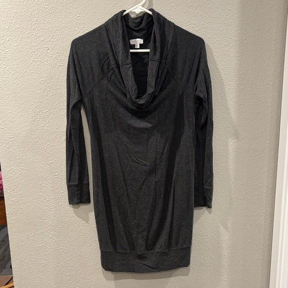A Pea in the Pod Sweaters - A Pea in the Pod Charcoal Cowl Neck Sweater